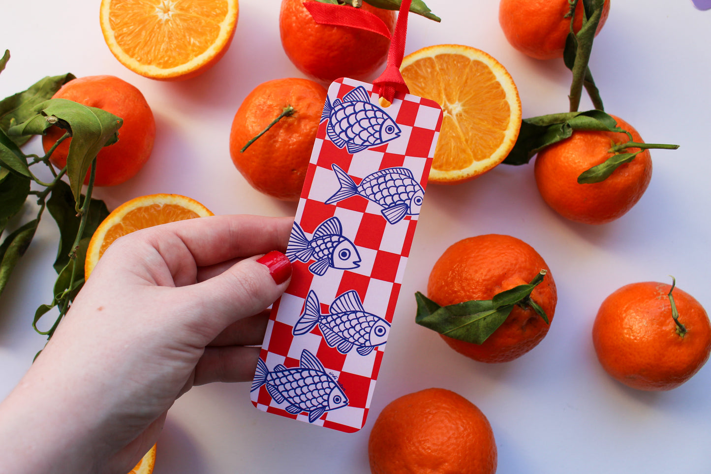 Just Keep Reading Fish Bookmark