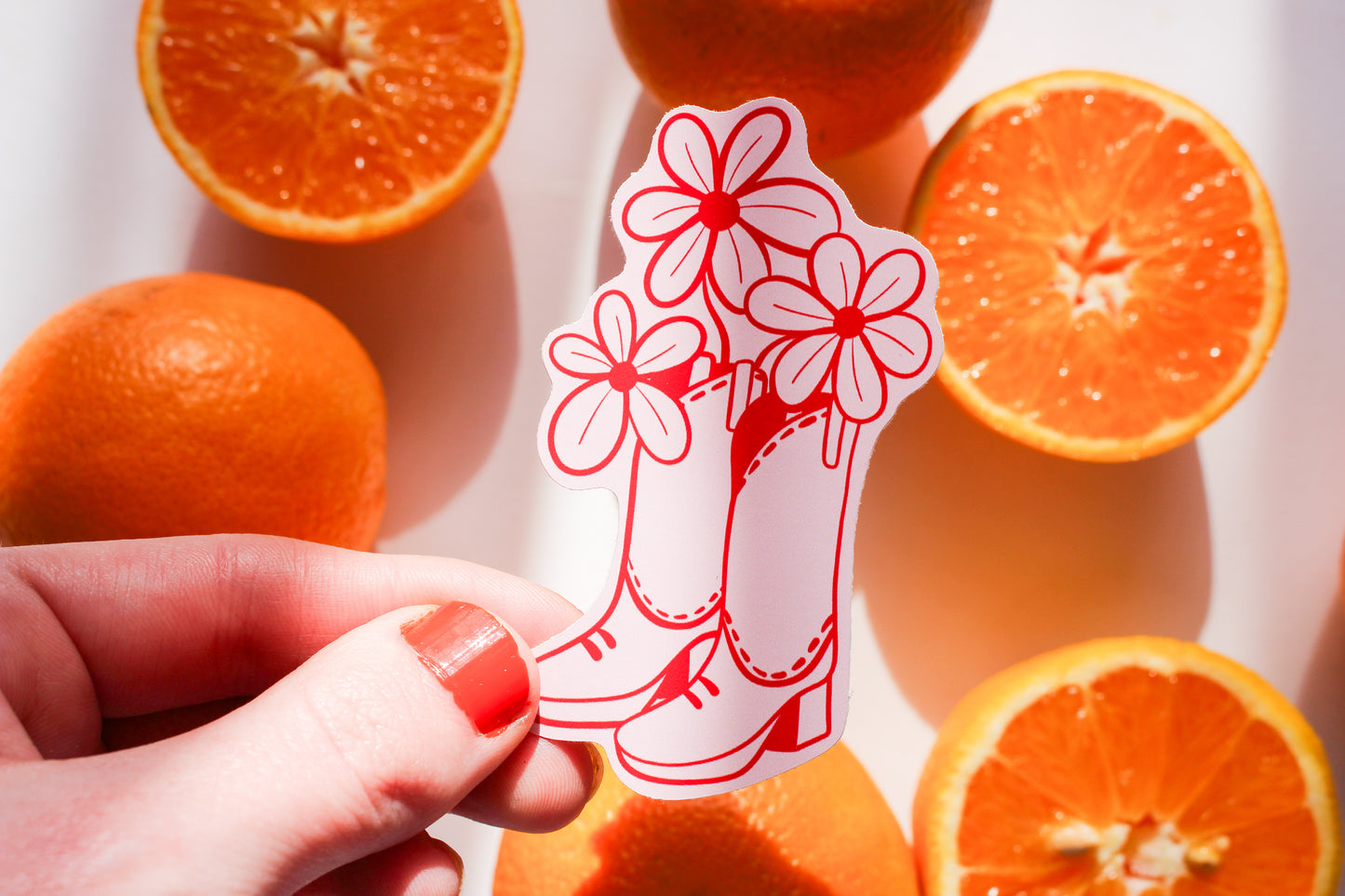 Cowgirl Stickers set of five