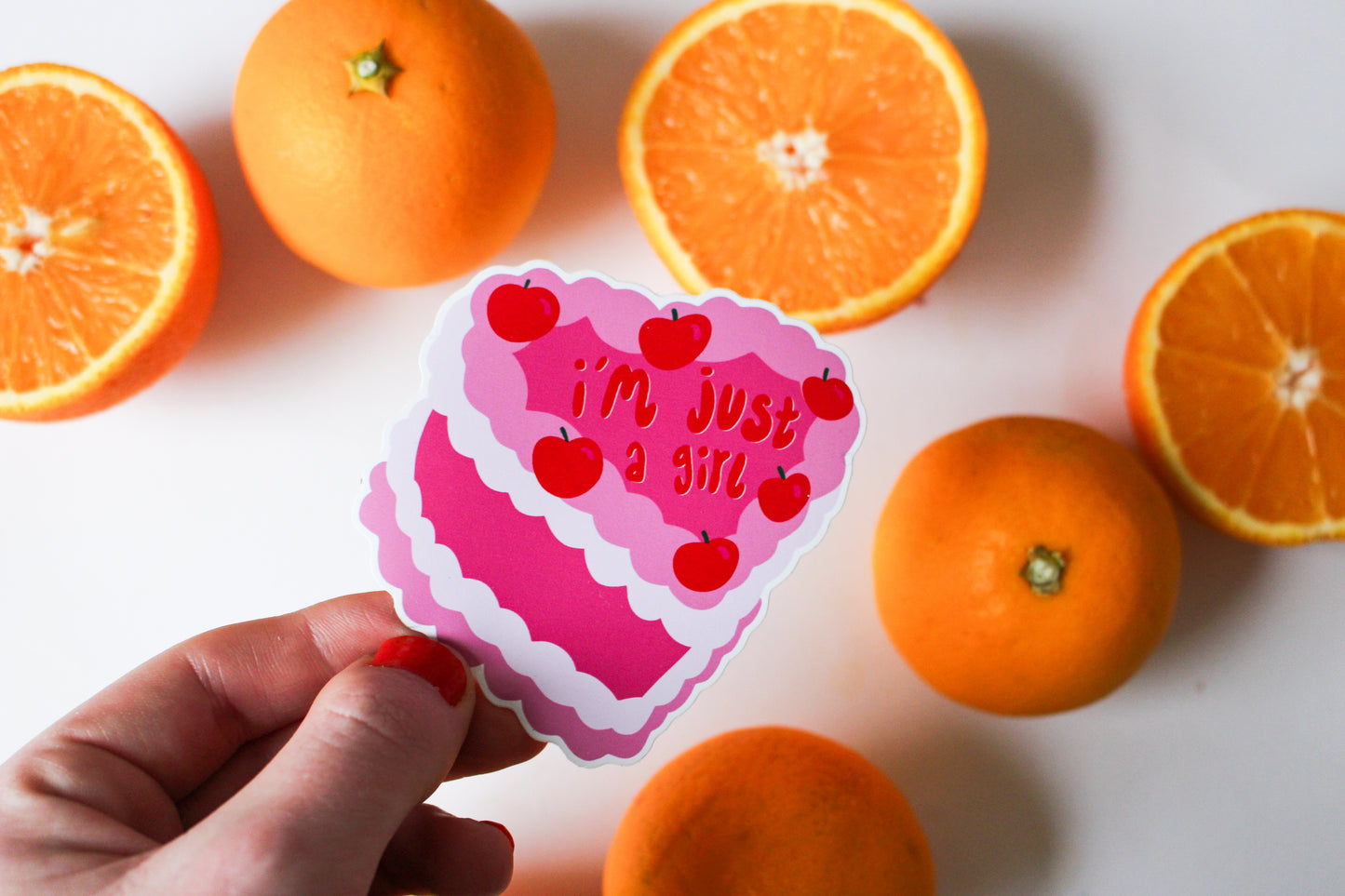 I'm Just a Girl Sticker