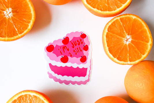 I'm Just a Girl Sticker