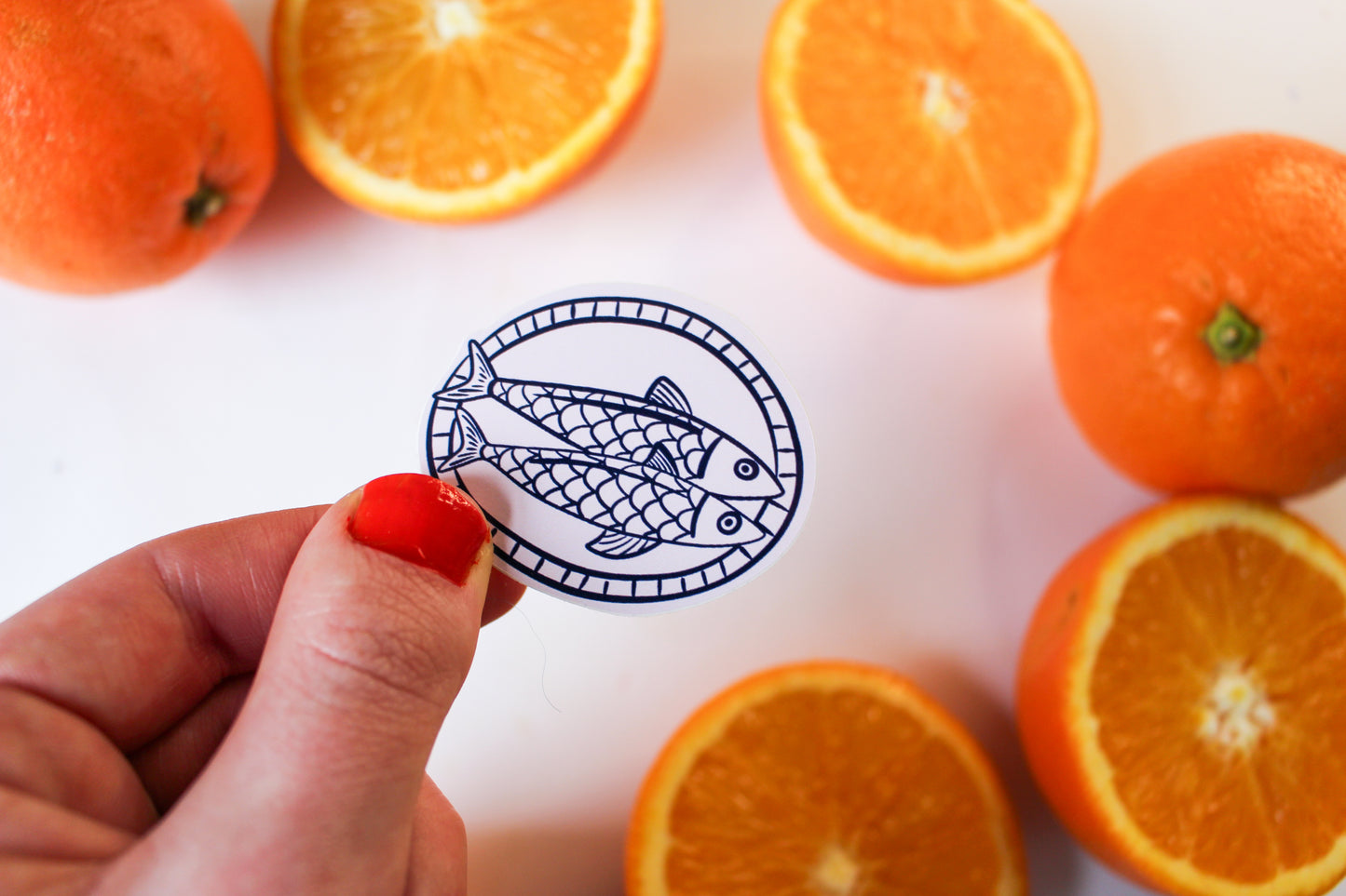 Fish Stickers set of three