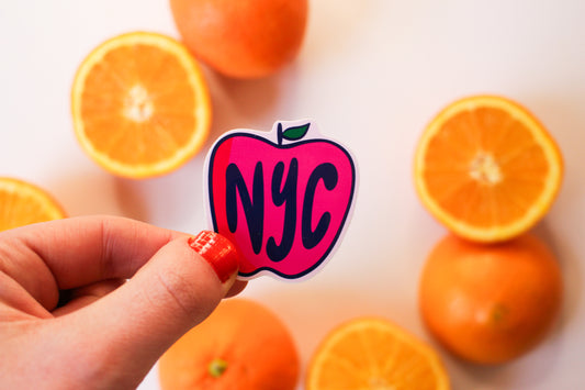 New York Stickers set of five