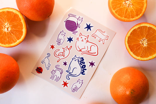 Cat Sticker Sheet
