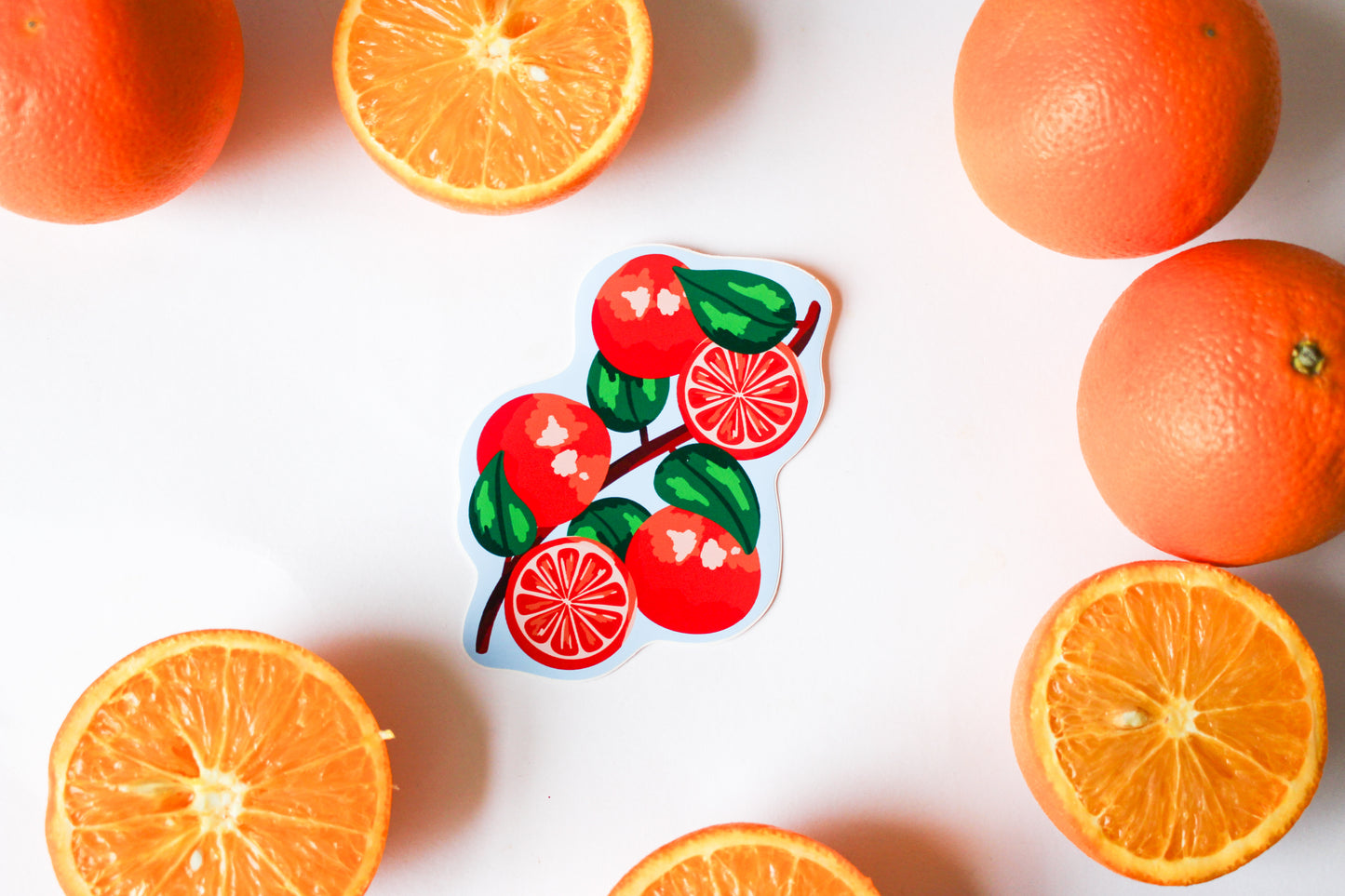 Orange stickers
