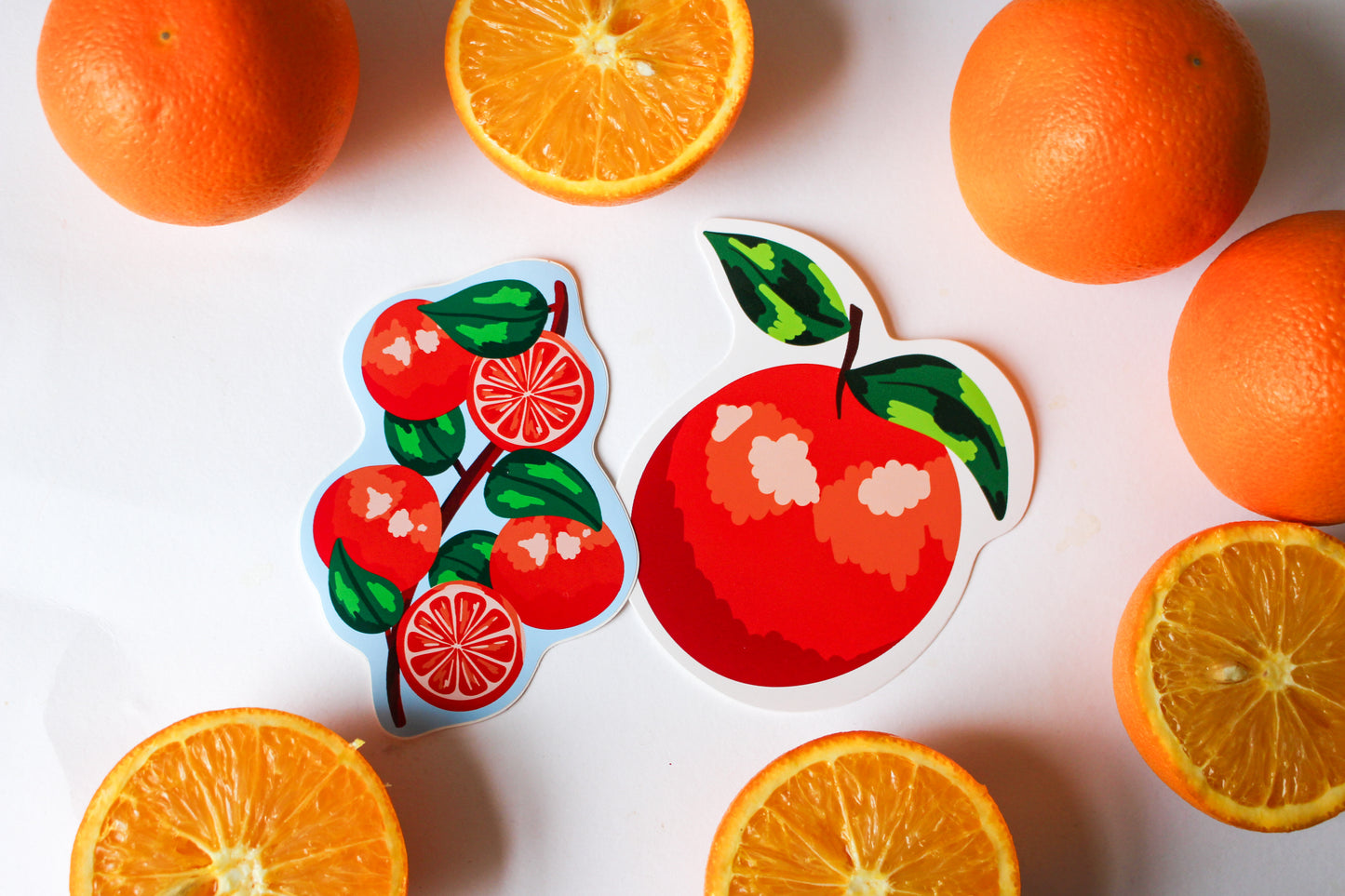 Orange stickers