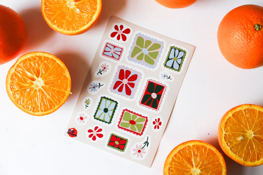 Flower Sticker Sheet
