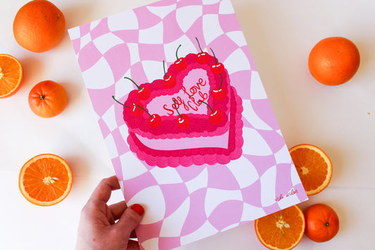 Self Love Club A4 Print