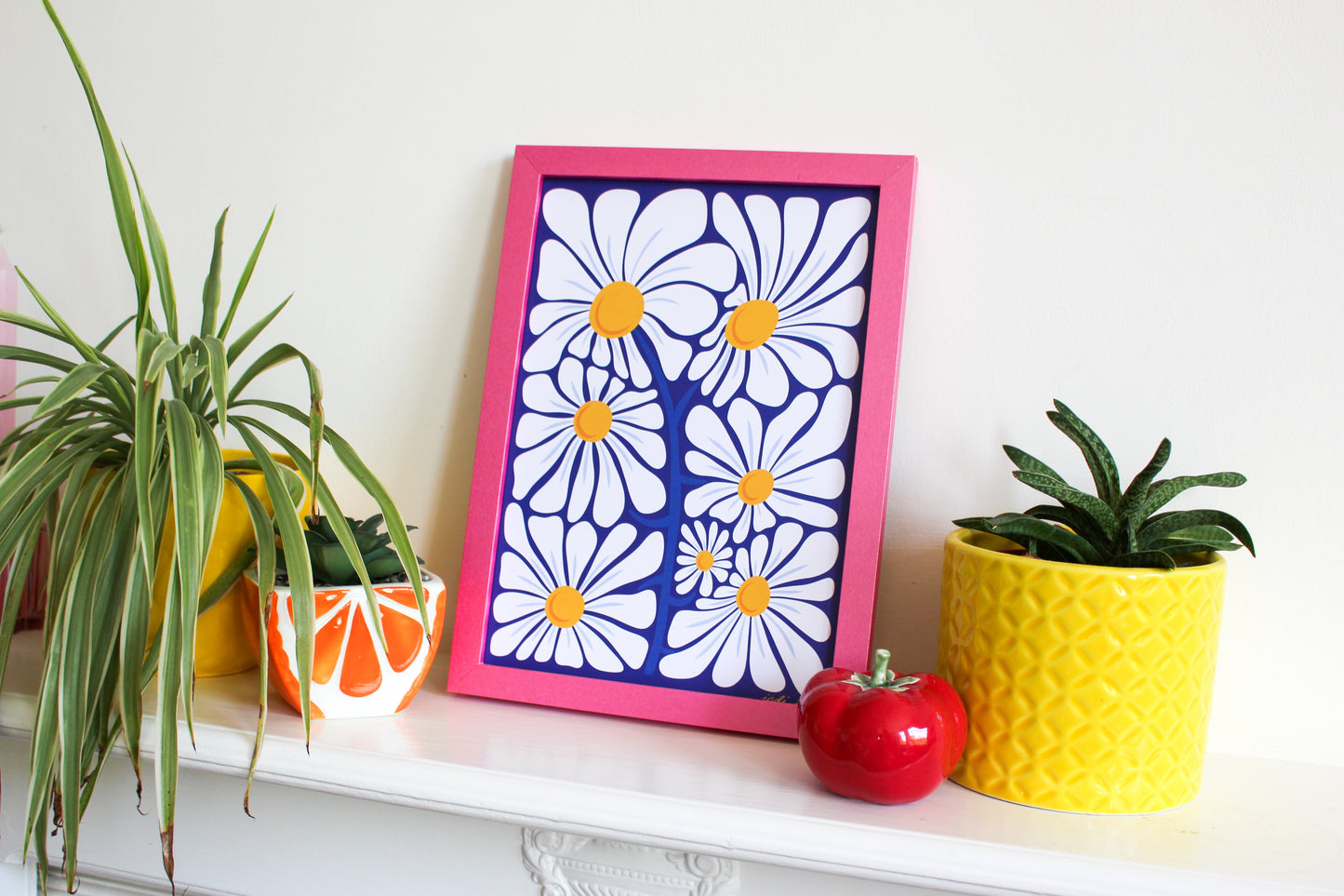 Crazy Daisy A4 Print