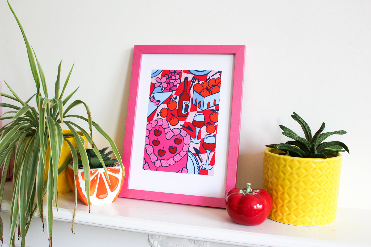 Funky Picnic A5 Print
