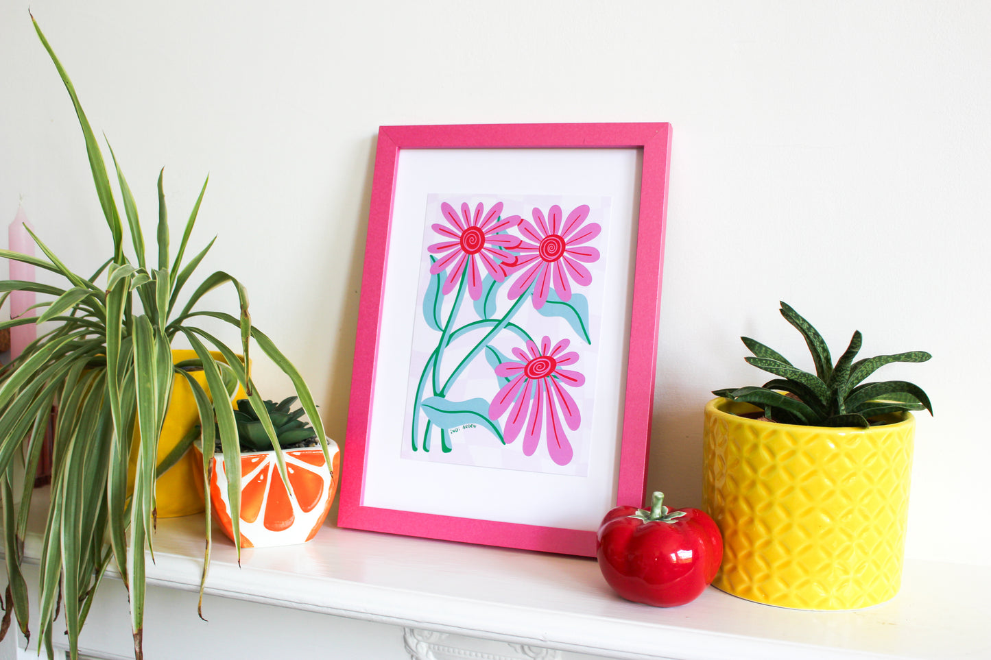 Bunch of Flowers A5 Print