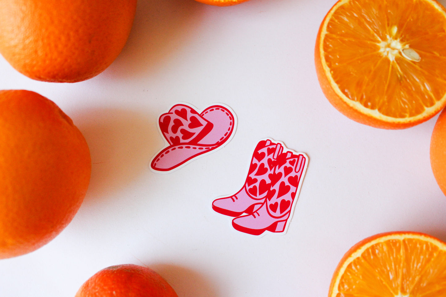 Cowgirl Stickers set of two