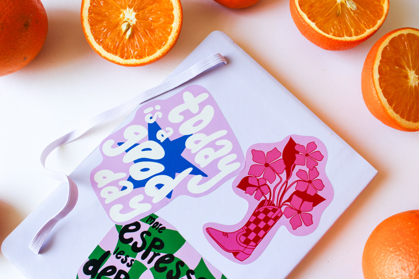 Motivational Quote Stickers set of three