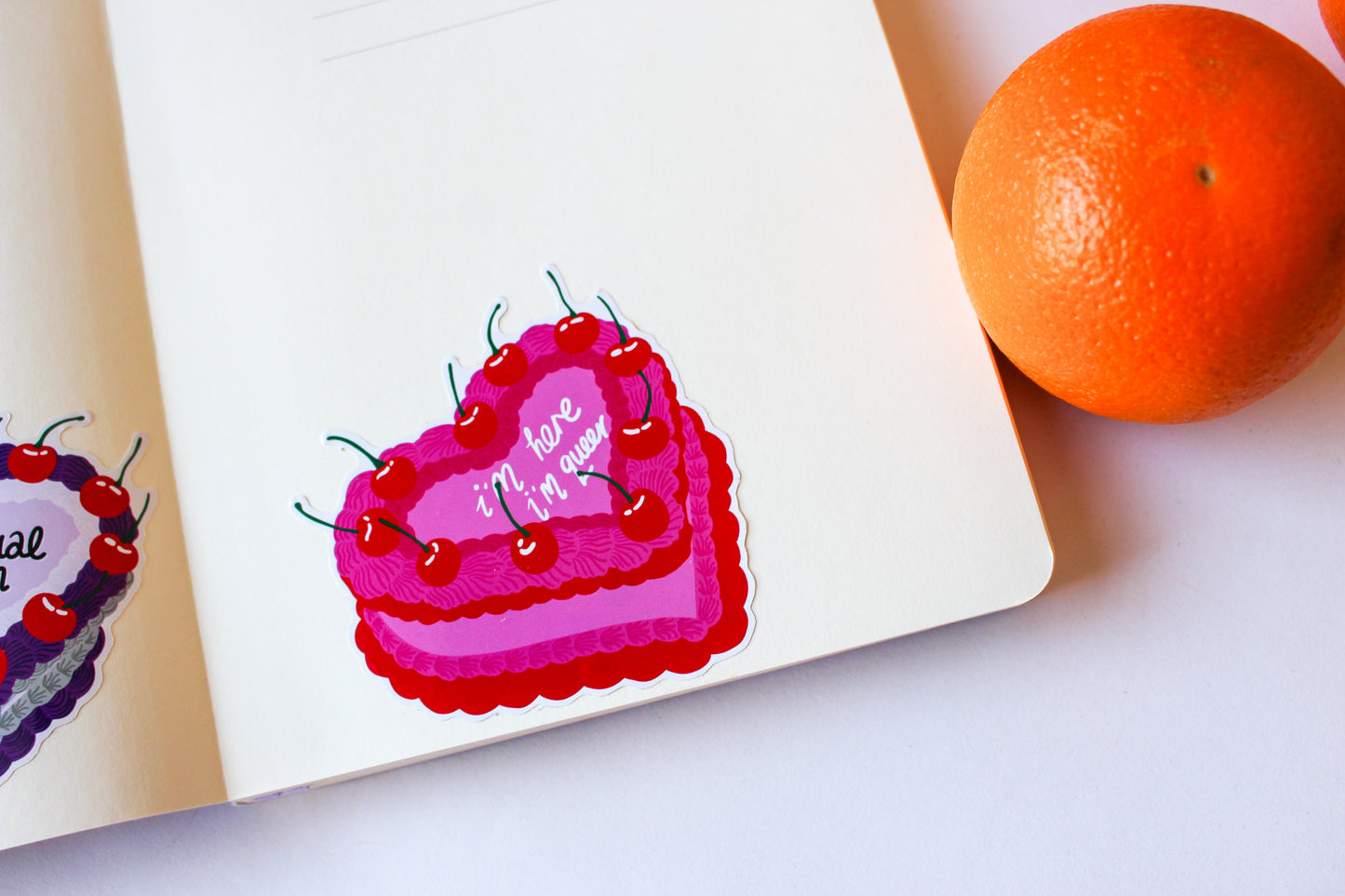 LGBTQIA+ Vintage Cake Stickers