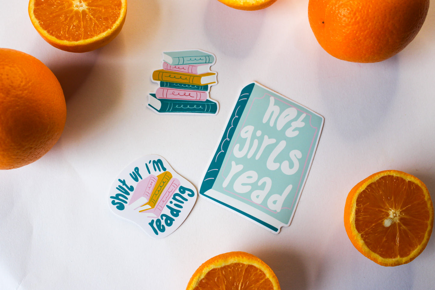 Bookish Stickers set of 3