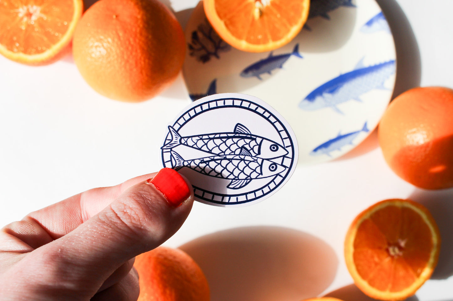 Fish Stickers set of three