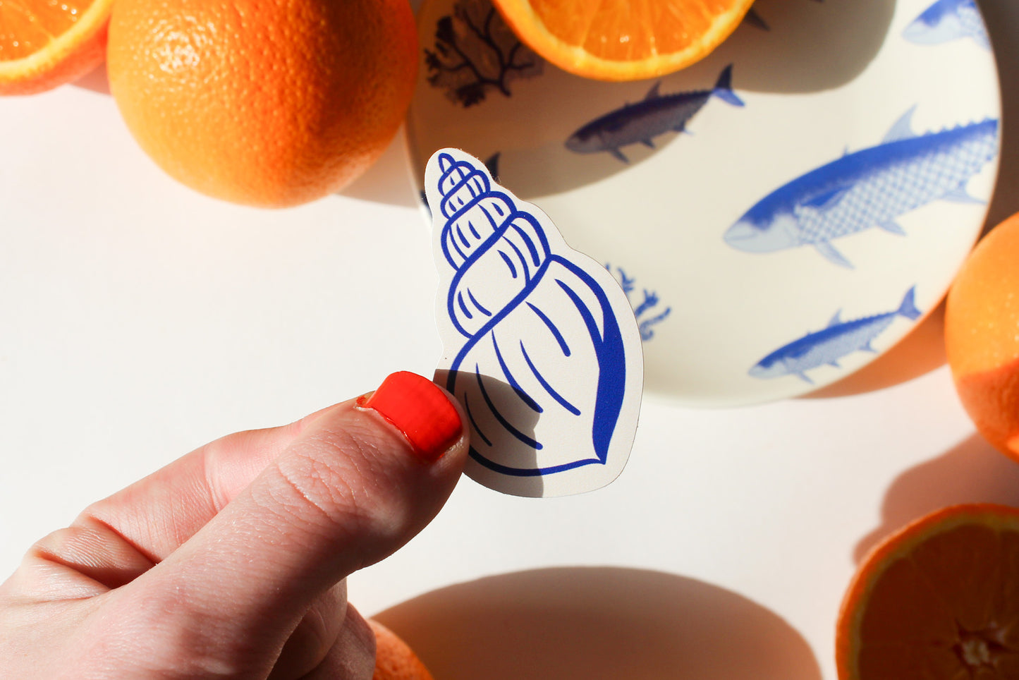 Shell Stickers set of three