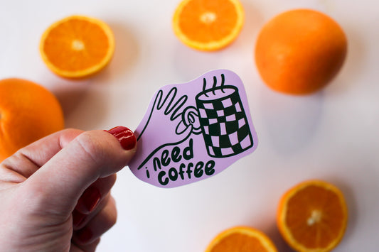 Coffee Stickers set of 2
