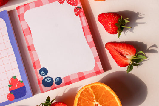 Set of Two Fruit Notepads