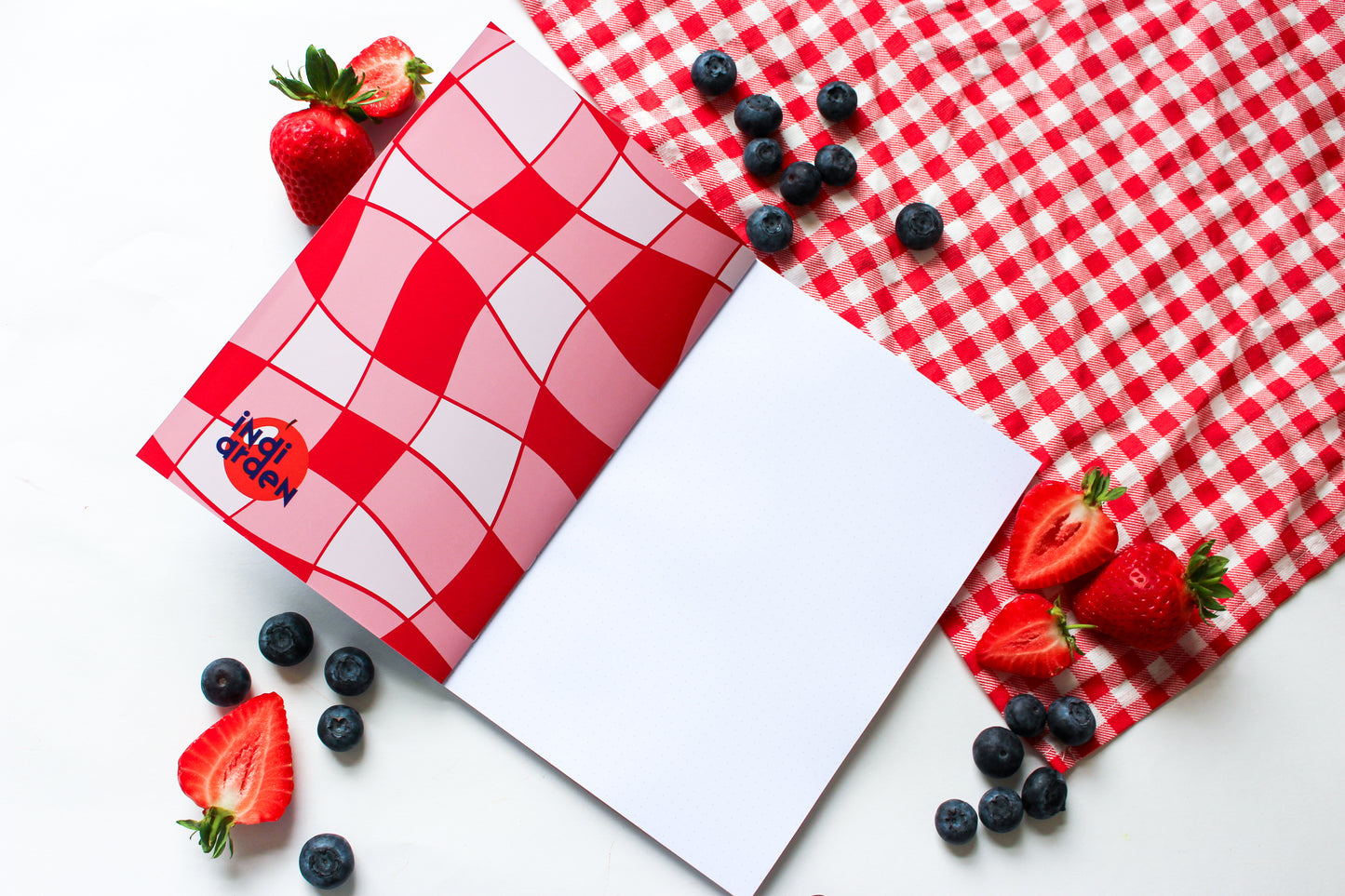 Berry Picnic Dotted Notebook