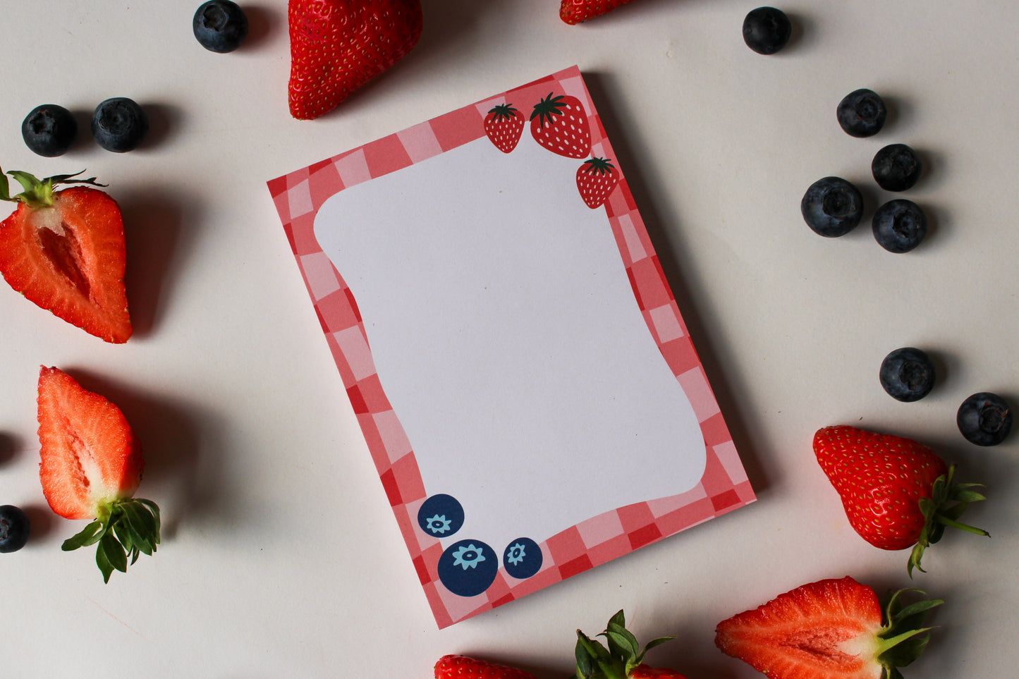 Strawberry Picnic To Do Notepad