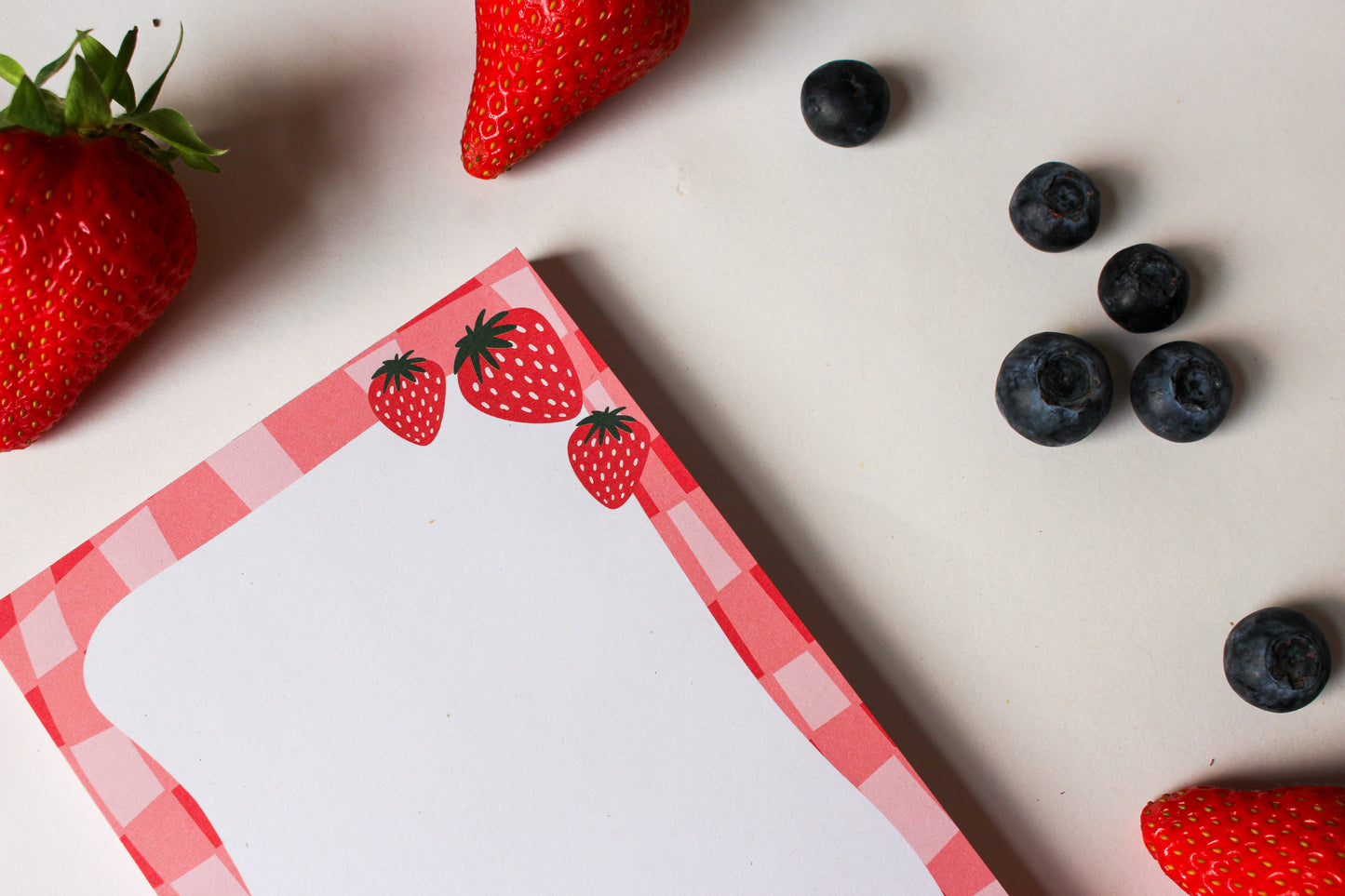 Strawberry Picnic To Do Notepad