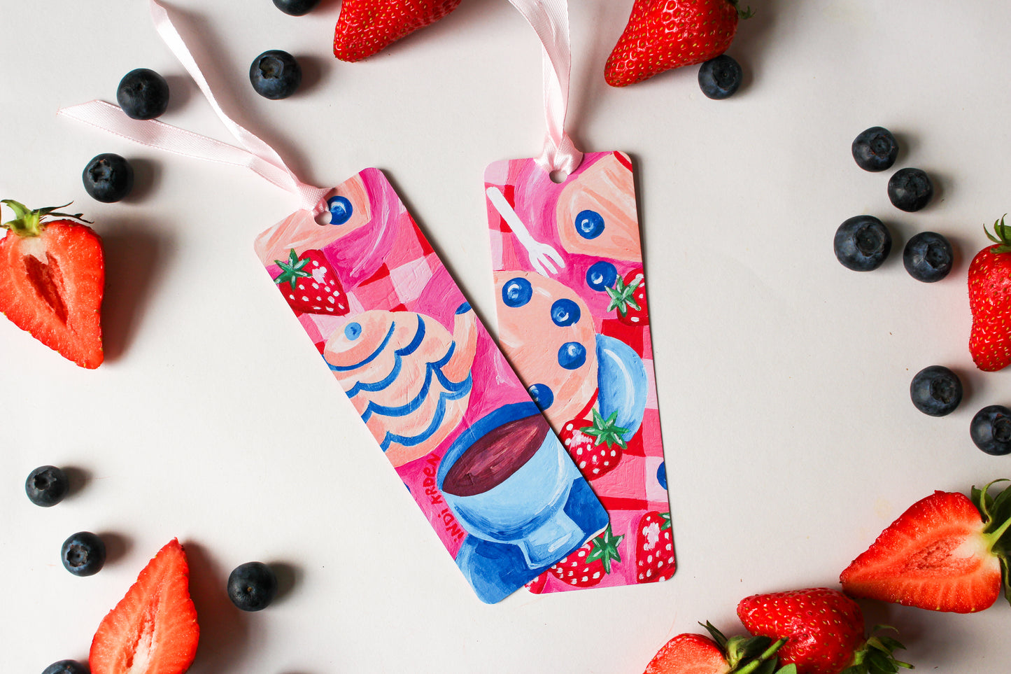 Berry Picnic Bookmarks