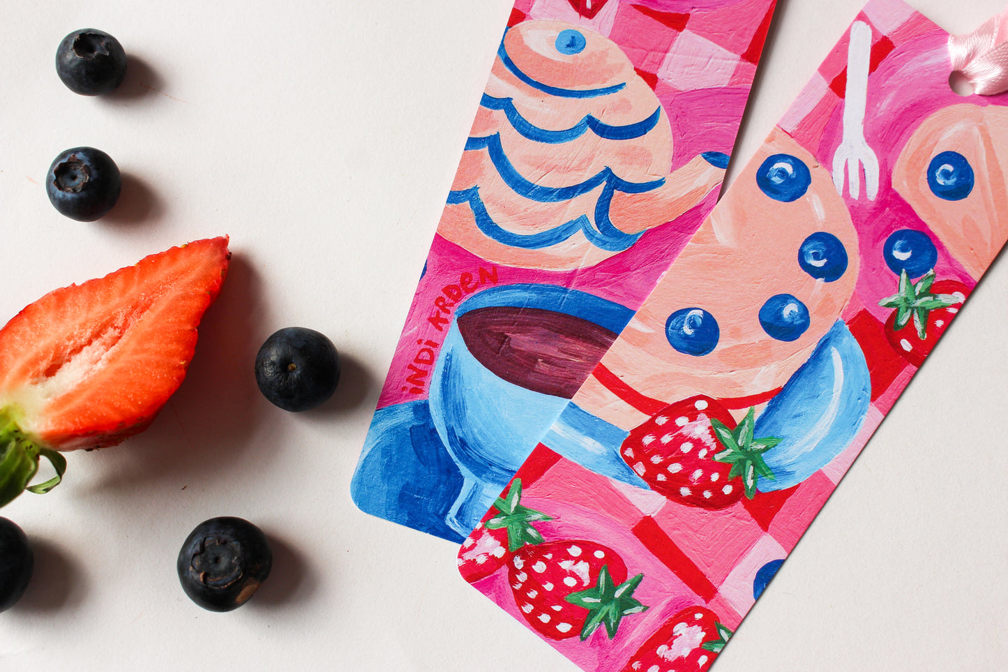 Berry Picnic Bookmarks