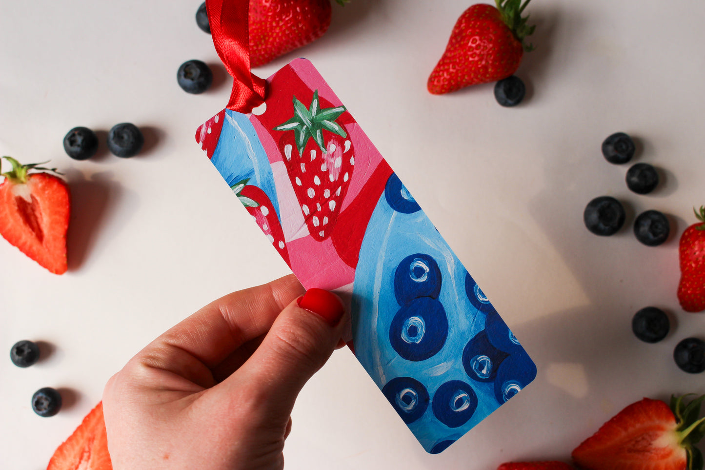 Berry Picnic Bookmarks