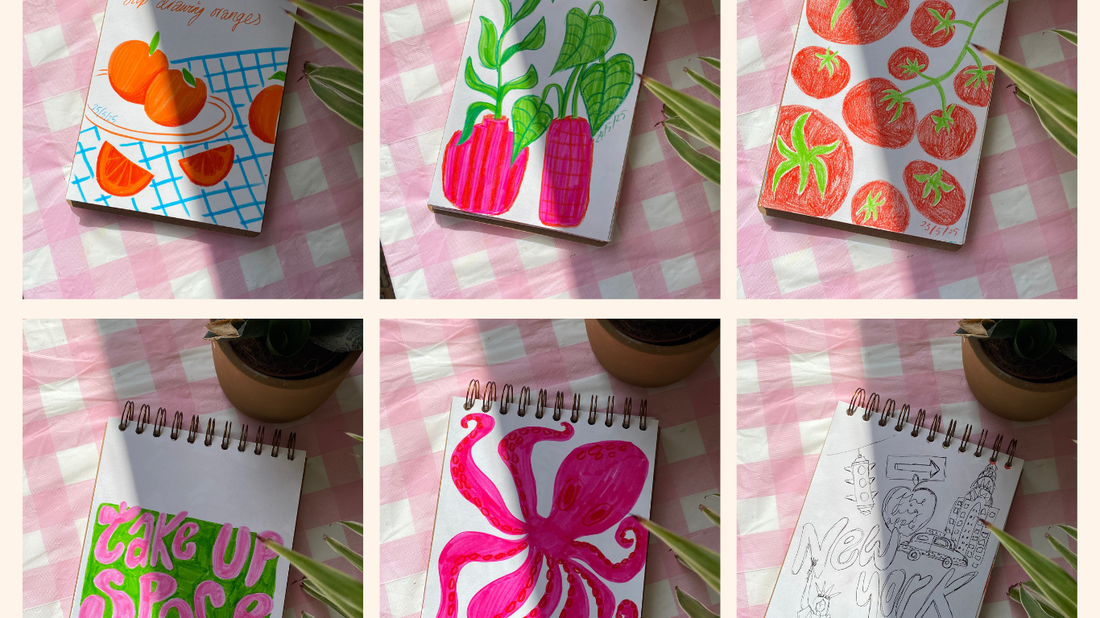 What I've Learnt From Drawing in my Sketchbook Everyday in May (so far)