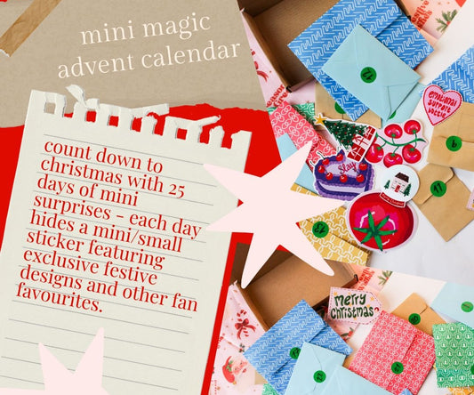 Indi Arden Sticker Advent Calendar 2025 – 25 Days of Festive Stickers for Stationery Lovers