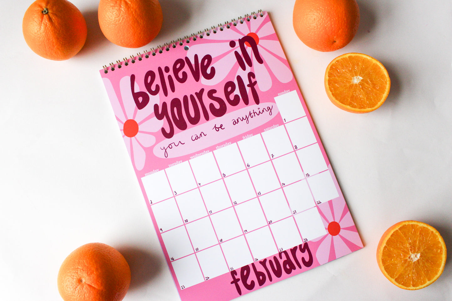 Positive Affirmations 2026 Calendar