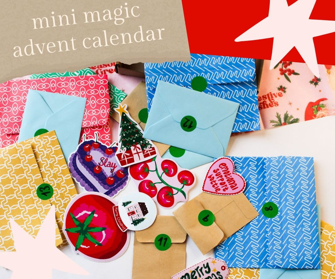 Indi Arden Sticker Advent Calendar 2025 – 25 Days of Festive Stickers for Stationery Lovers