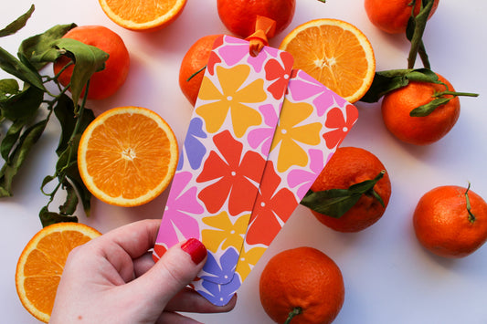 Spring Flowers Bookmark