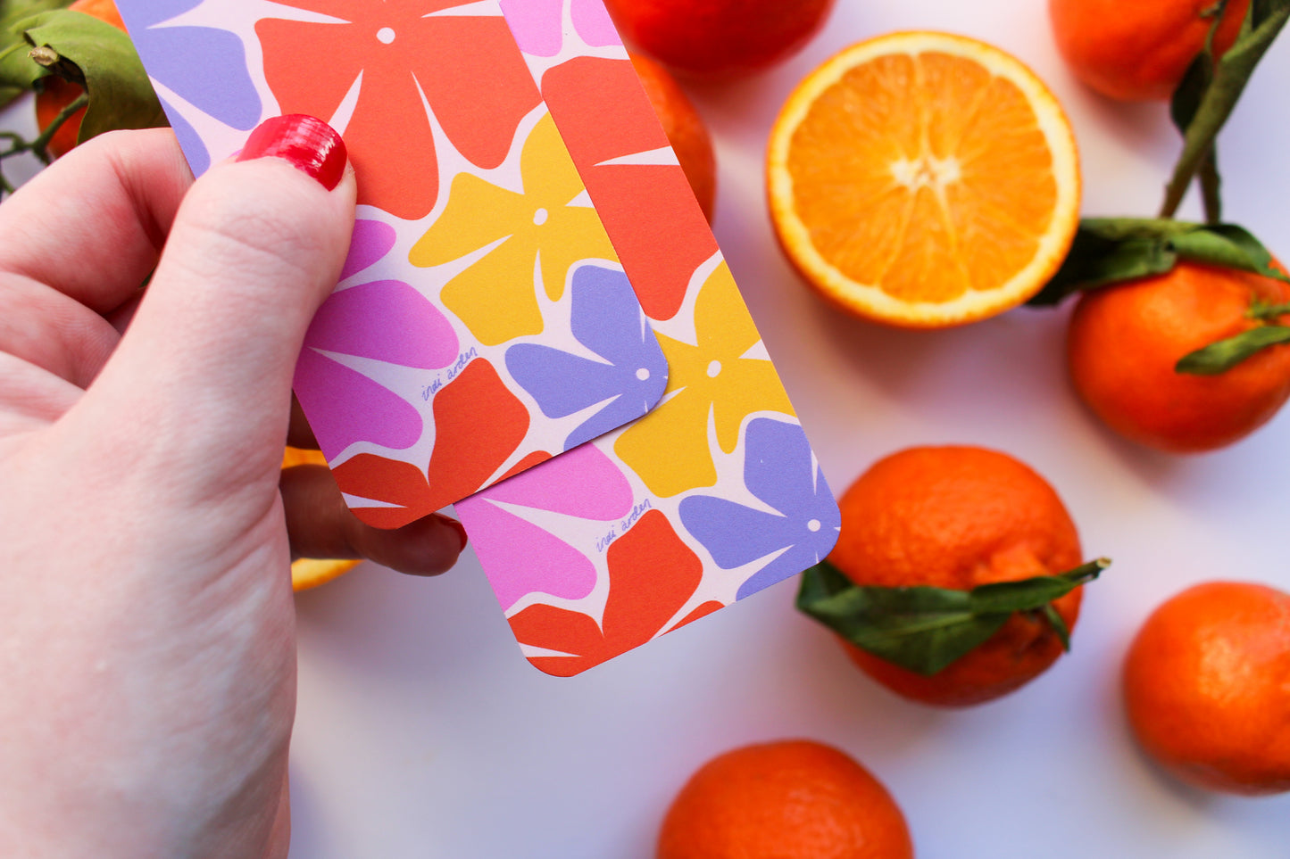 Spring Flowers Bookmark