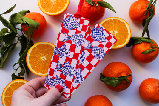 Just Keep Reading Fish Bookmark