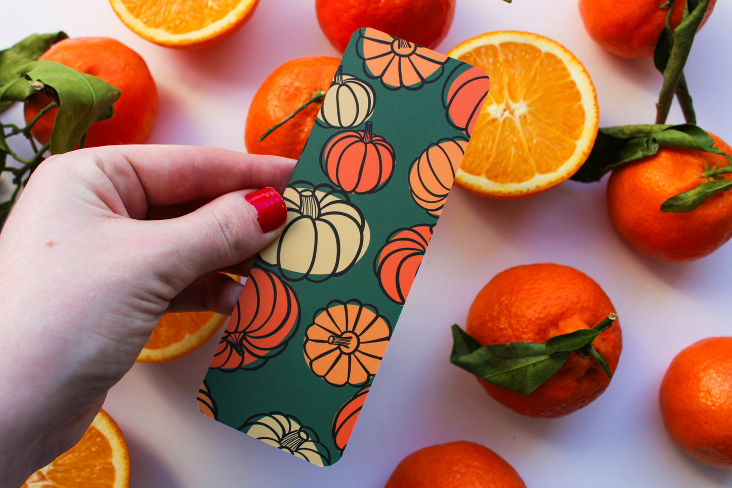Autumn Pumpkins Bookmark