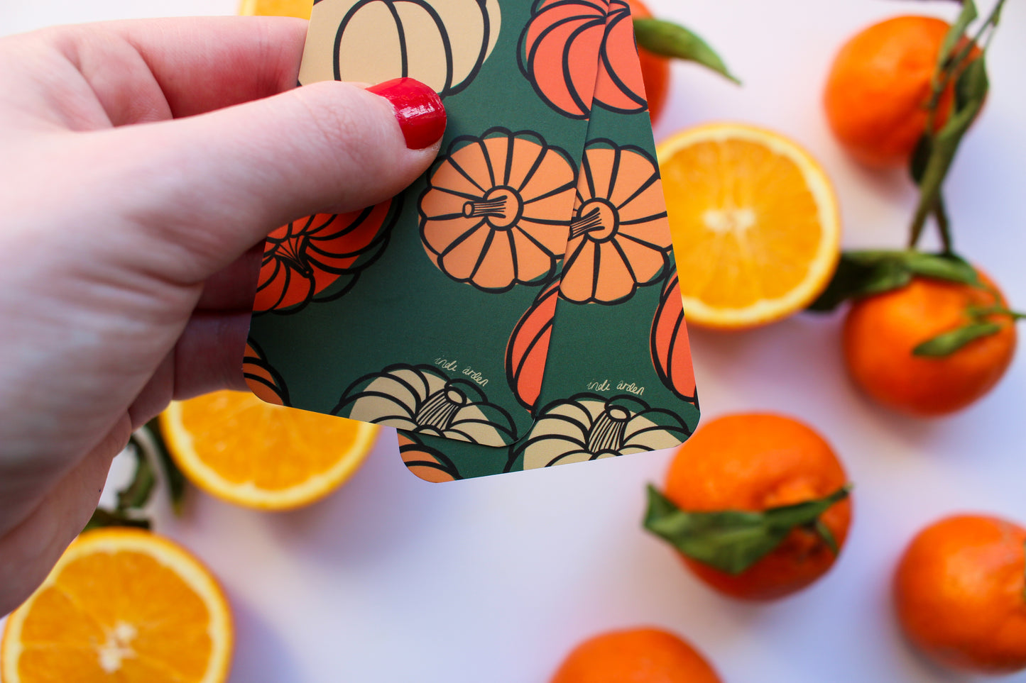 Autumn Pumpkins Bookmark