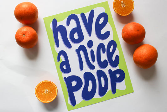 Have A Nice Poop A4 Print