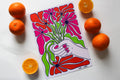 Handful of Neon A4 Print