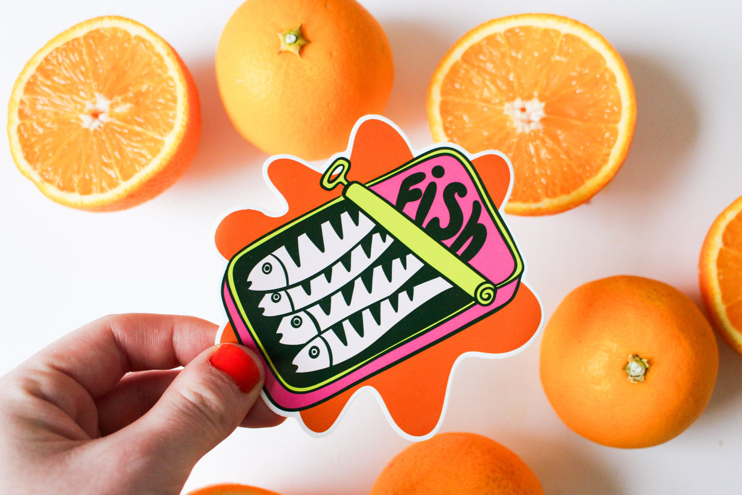 Big Fish Tin Sticker