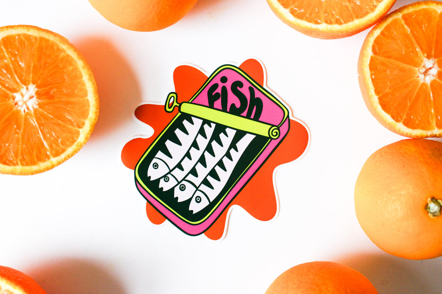 Big Fish Tin Sticker