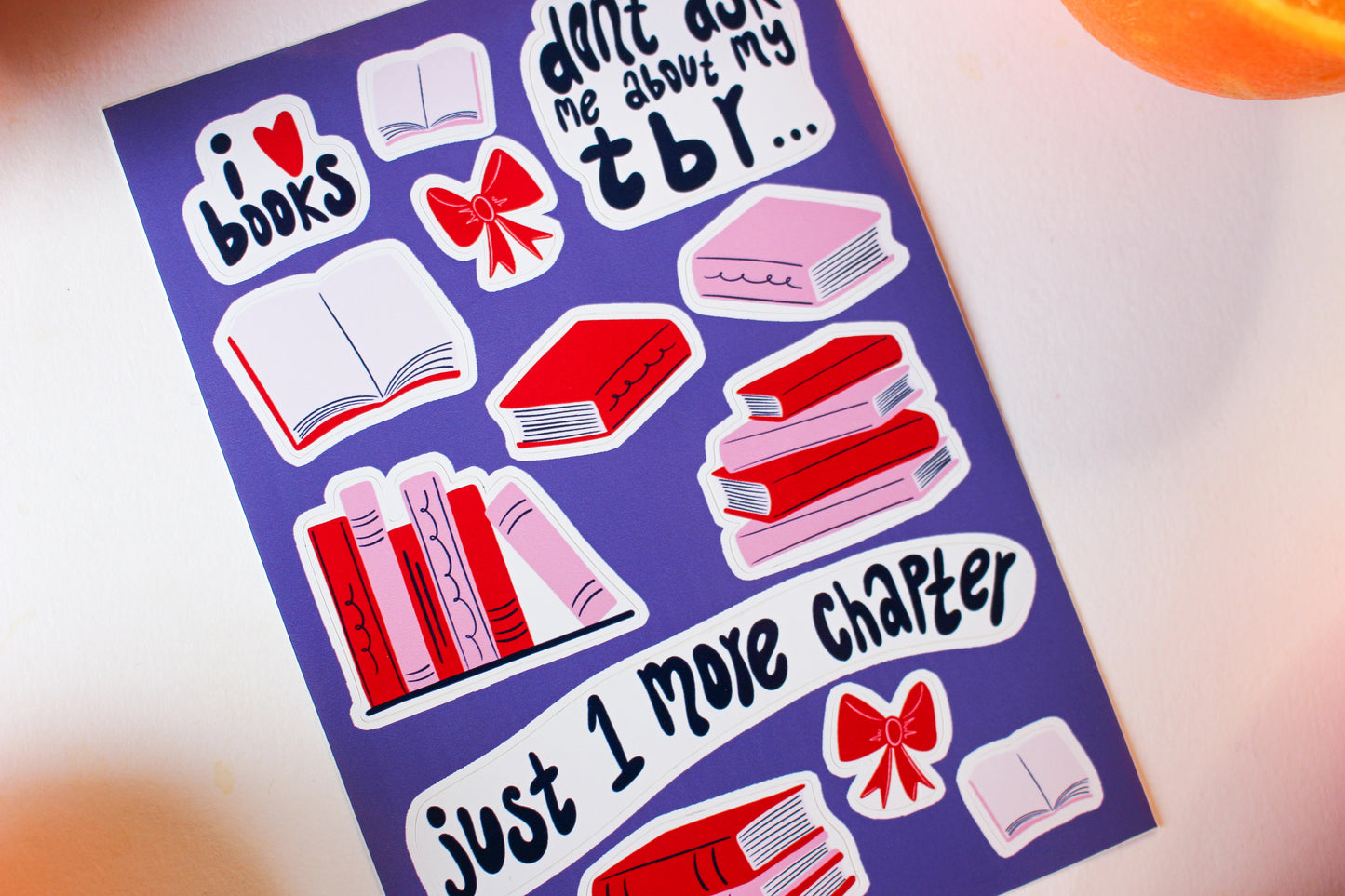 Book Sticker Sheet