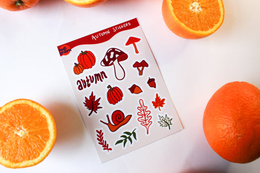 Autumnal Sticker Sheets