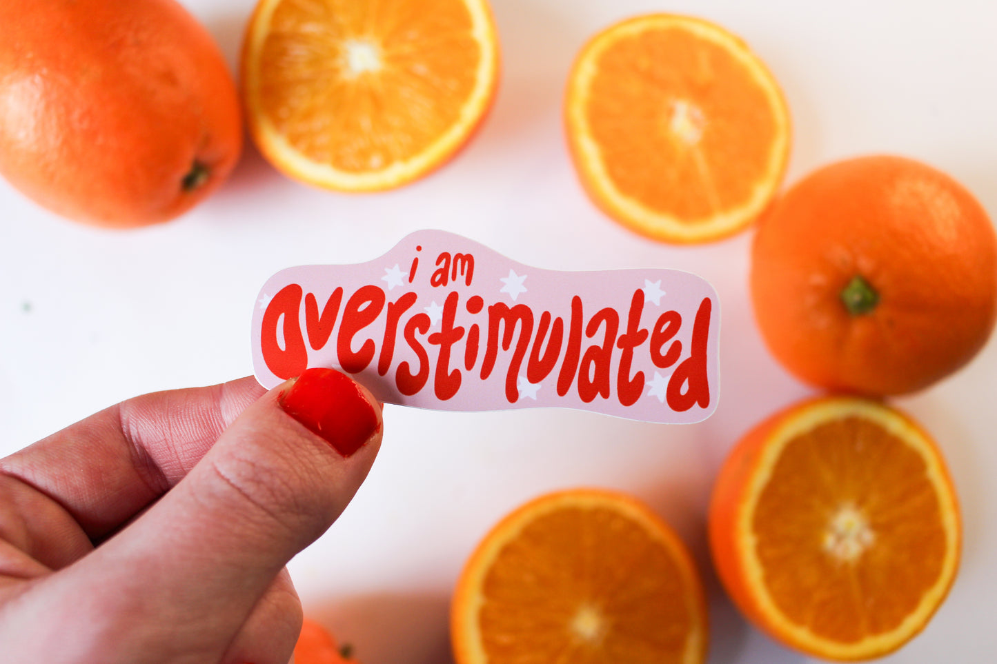 Overwhelmed/Overstimulated Stickers