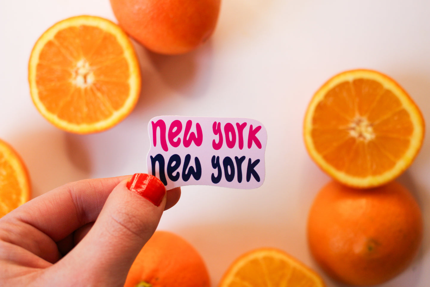 New York Stickers set of five