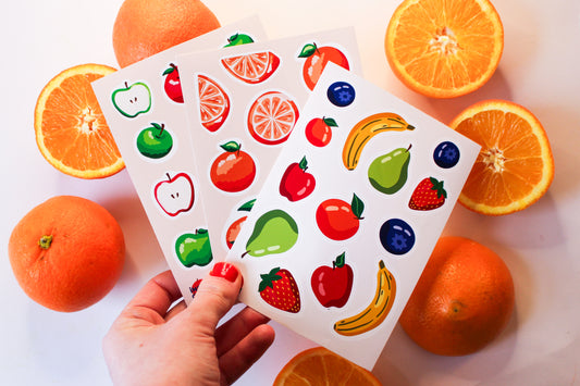 Fruit Sticker Sheets