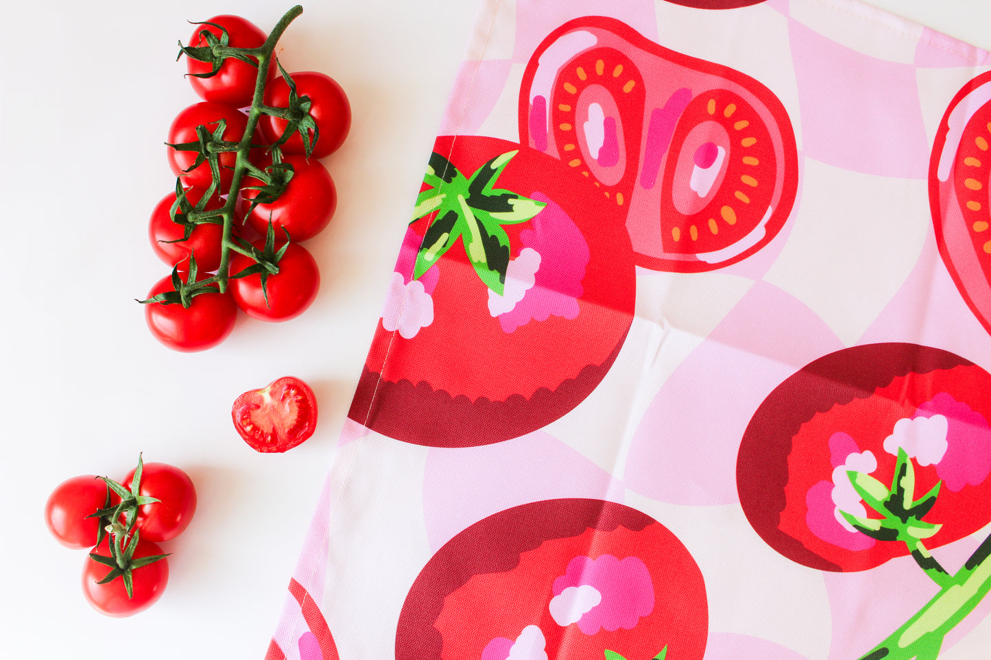 Vine Tomatoes Tea Towel