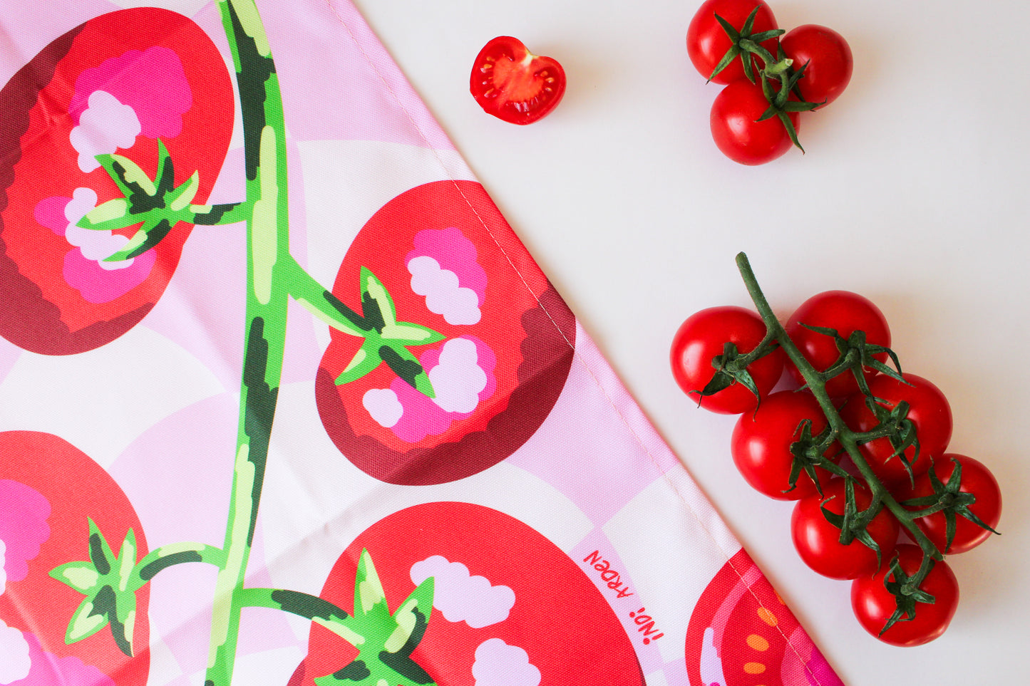 Vine Tomatoes Tea Towel