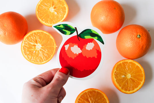 Orange stickers