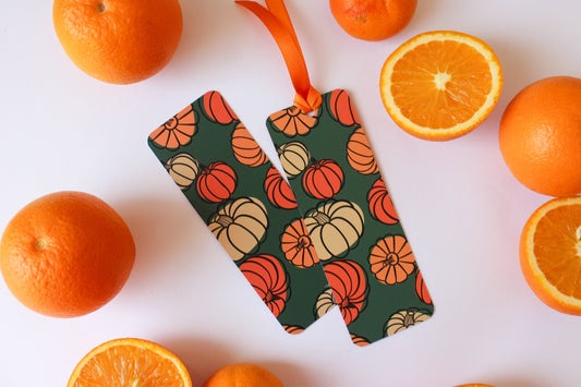 Autumn Pumpkins Bookmark
